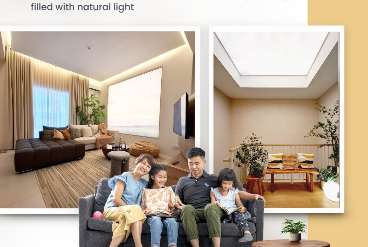 Klemeru 2 double-storey home in Klebang-Meru, Ipoh with solar panel and EV car isolator