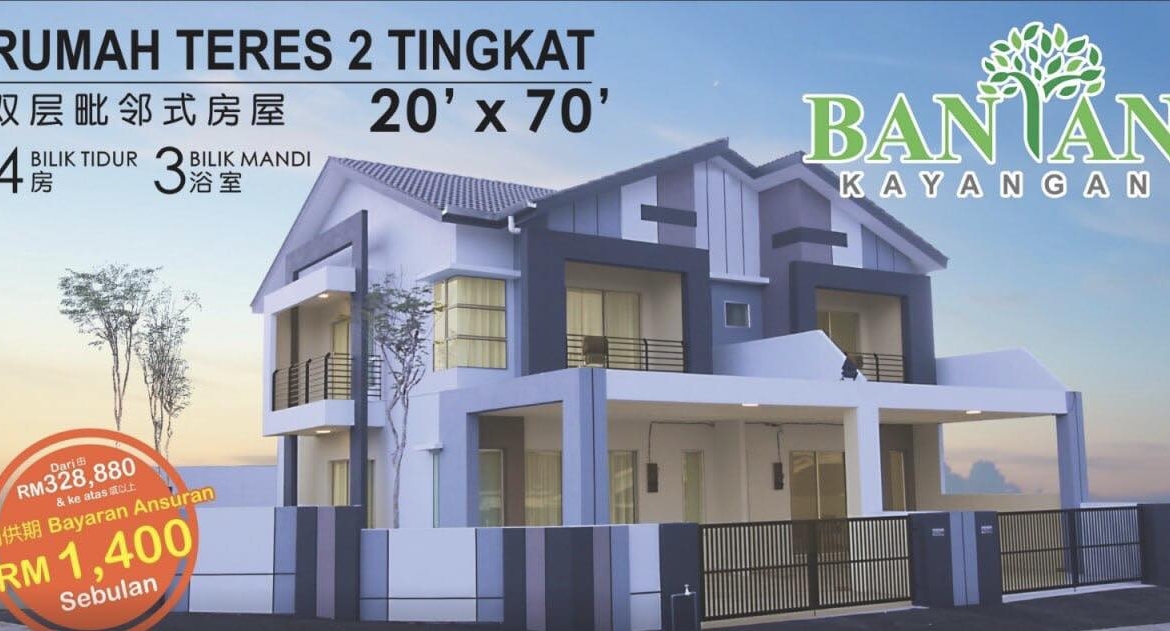 Semi-D Homes for Sale in Klebang Meru Ipoh – New Launch