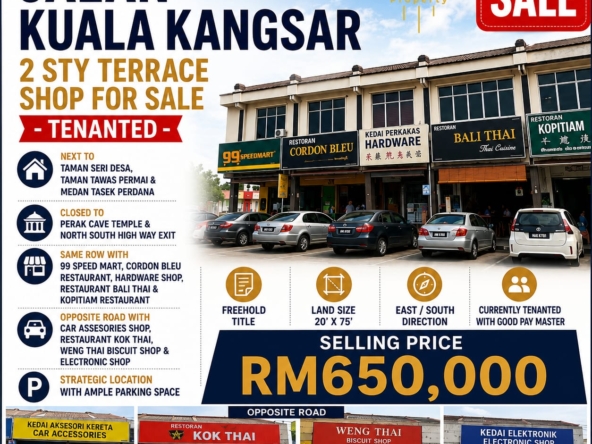 Jalan KK Shoplot For Sale Freehold CK