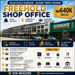 Freehold Shop For Sale in Tawas Indah Jalan Kuala Kangsar Ipoh