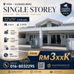 Single Storey House Ipoh Klebang Meru