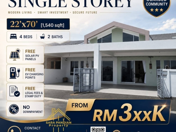 Single Storey House Ipoh Klebang Meru